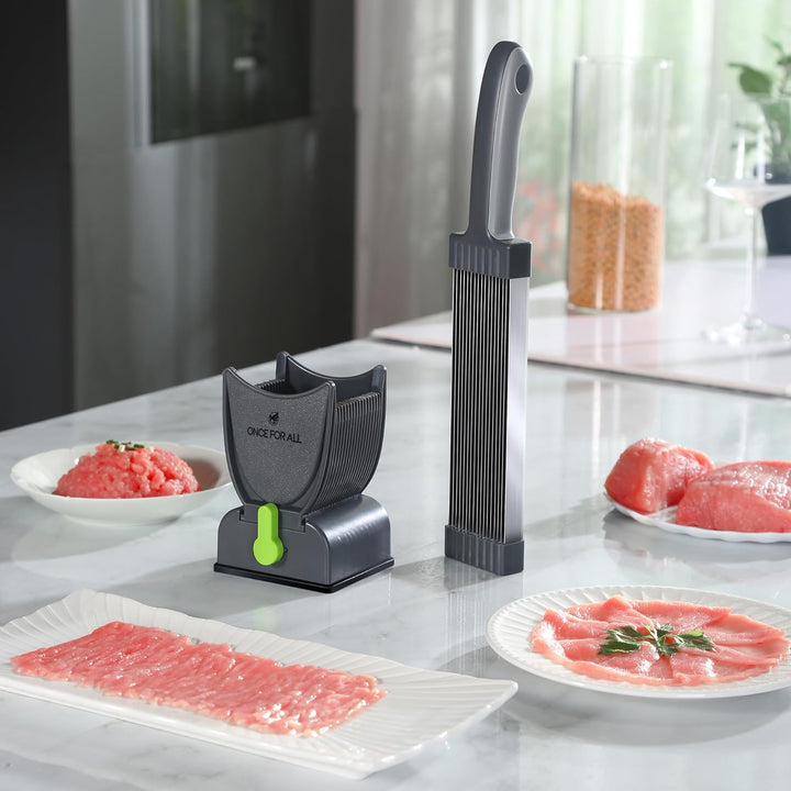 ONCE FOR ALL Einmal für alle Frische Fleisch Slicer Cleaver Küchenmesser Set für Fleisch Schneiden S