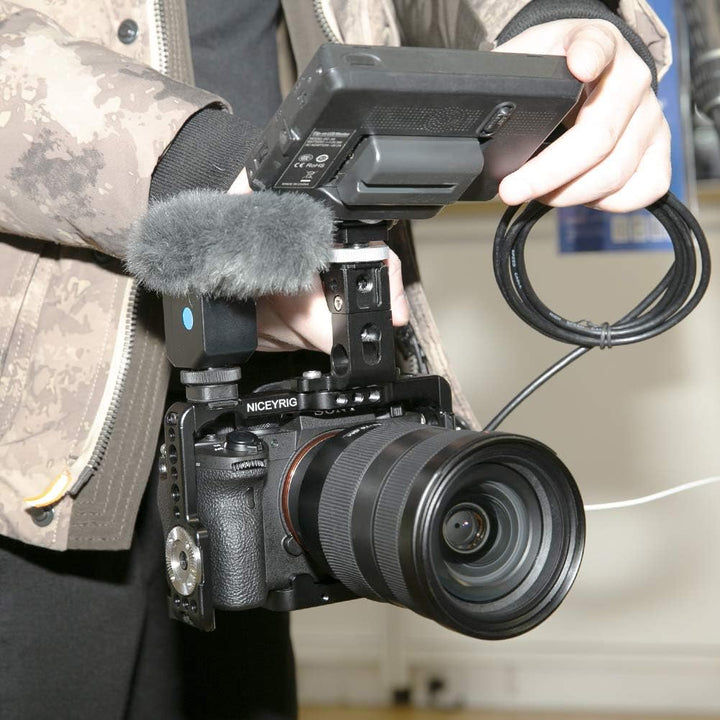 A7iii Cage,NICEYRIG A7R IV / A9/ A7III/ A7MIII/ A7RIII/ A7RII/ A7SII/ A7II/ A7S/ A7R/ A7 Camera Cage