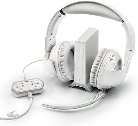 Thrustmaster Y-400 x W RF Wireless Binaural Head-Band White Headset – Headsets (Game Console, Binaur