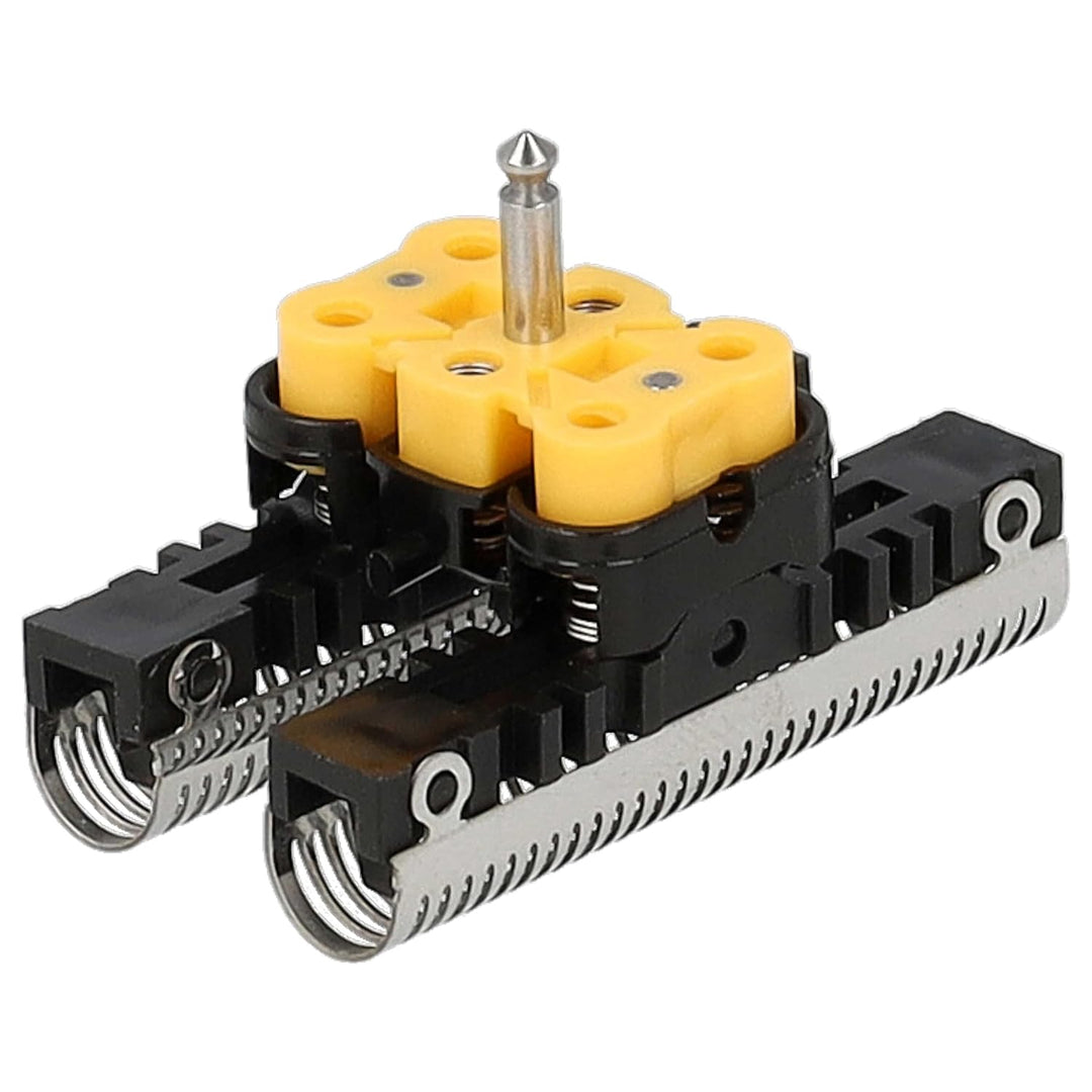 vhbw 1x Klingenblock, 1x Doppelscherfolie mit Rahmen kompatibel mit Braun Flex XP/XP II 5724, 5726 R