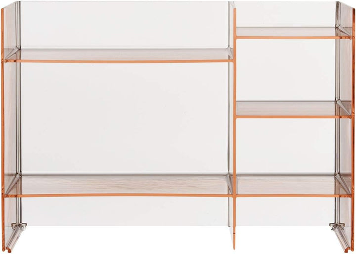 Kartell Sound-Rack Regal, Plastik, pink, 26 x 75 x 53 cm Rosa Nude, Rosa Nude