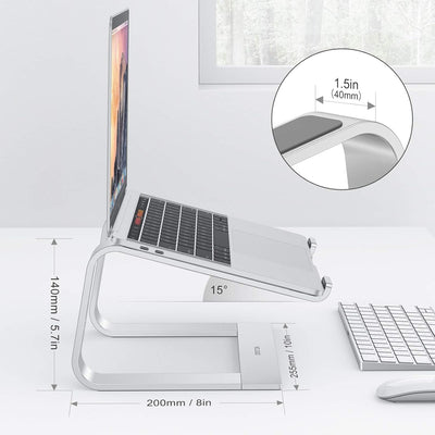 OMOTON Laptop Ständer, Notebook Ständer mit Belüftung, Universal PC Riser Ergonomisch Laptop Halteru