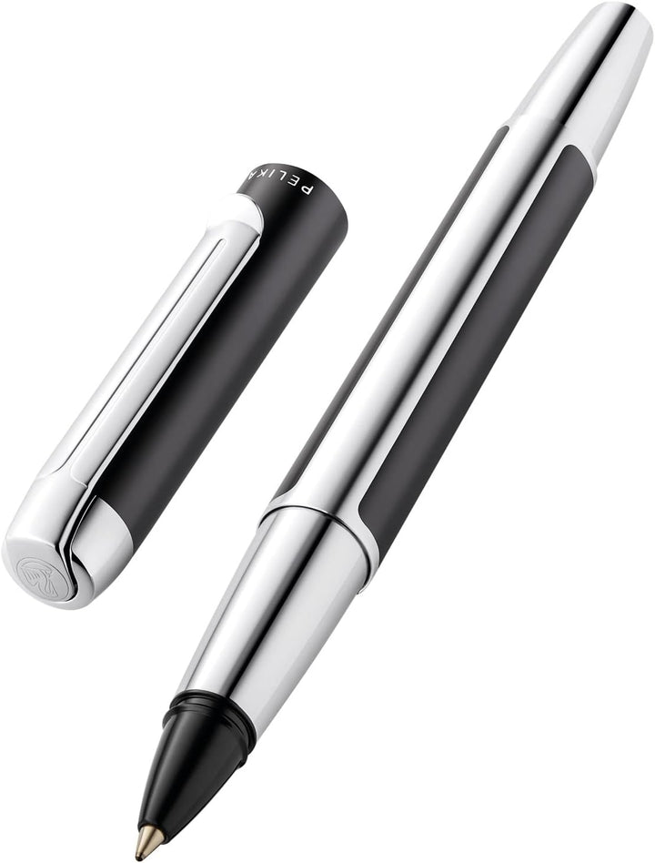 Pelikan 817448 Roller Pura, Anthrazit, 1 Stück inklusive Grossraummine vom Typ Pelikan 338 Anthrazit