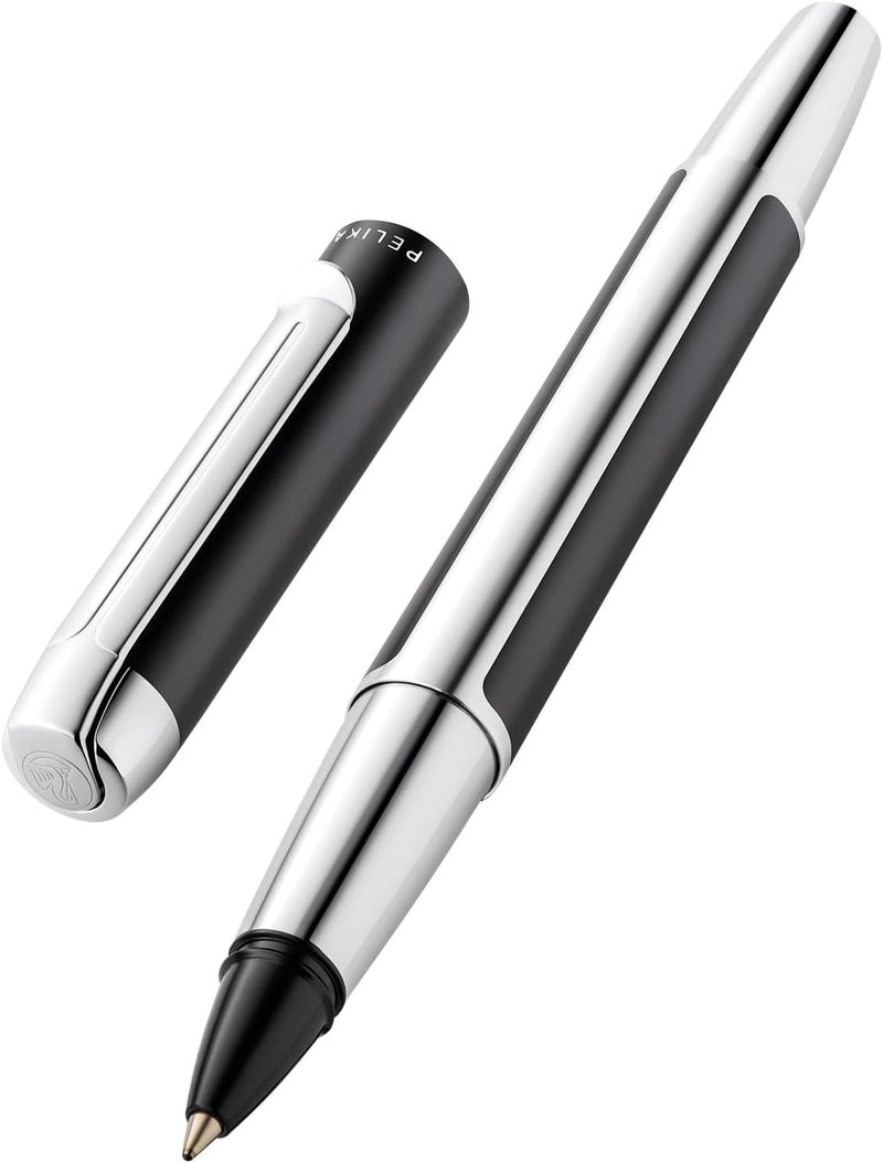 Pelikan 817448 Roller Pura, Anthrazit, 1 Stück inklusive Grossraummine vom Typ Pelikan 338 Anthrazit