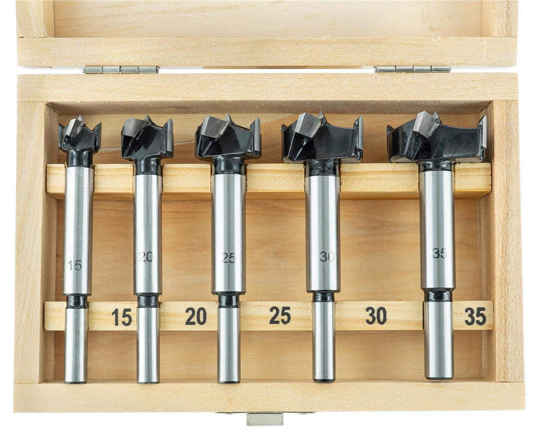 ENT 09099 5-tlg. Kunstbohrer Set - Hartmetall - Heimwerkerausführung - Ø 15-20-25-30-35 mm mit Schaf