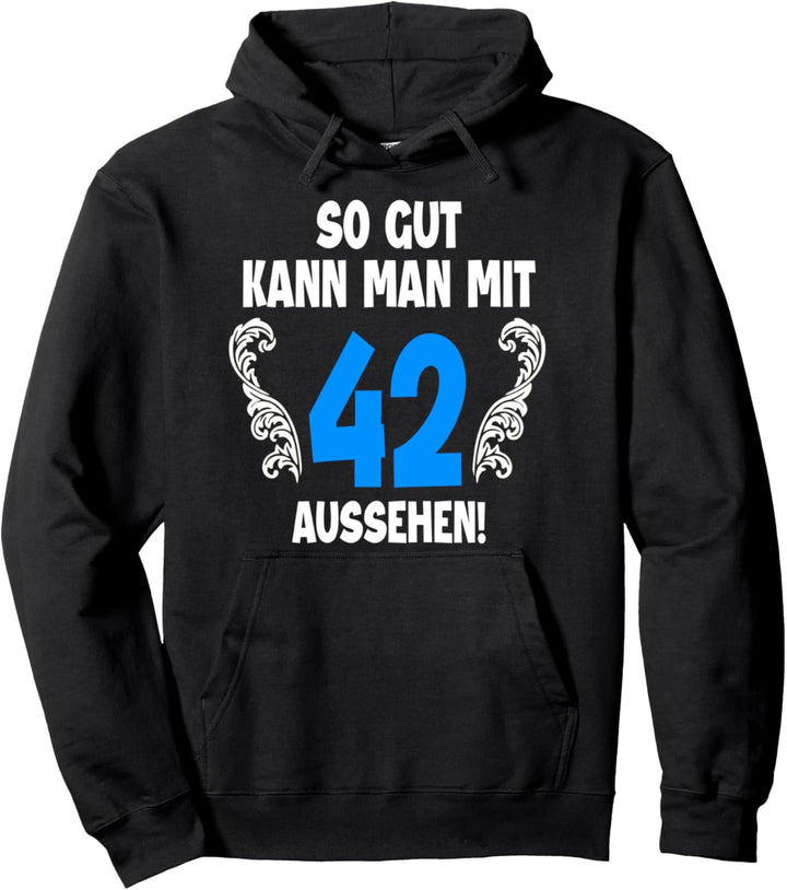42 Jahre Tshirt Männer Jahrgang 1980 Geboren 42. Geburtstag Pullover Hoodie
