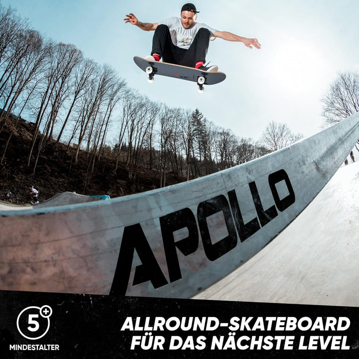 Apollo Skateboard | Cooles Kinder Skateboard und Profi Skateboard Erwachsene in Einem | 7-lagiges Sk