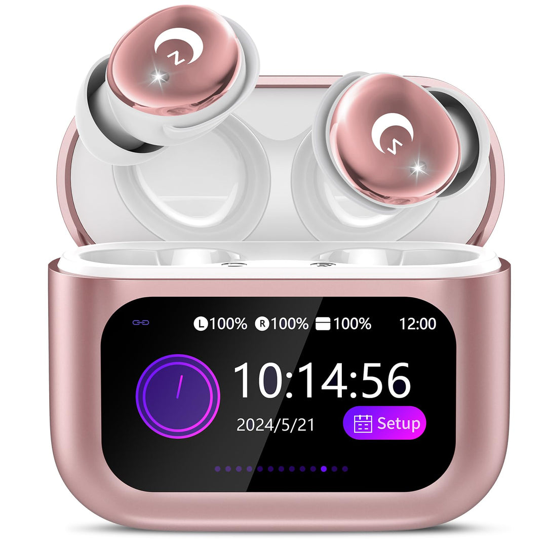 Bluetooth Kopfhörer, Mini 48 Std Schlafkopfhörer Bluetooth 5.4 mit Touchscreen, 2026 Neue in Ear Kop