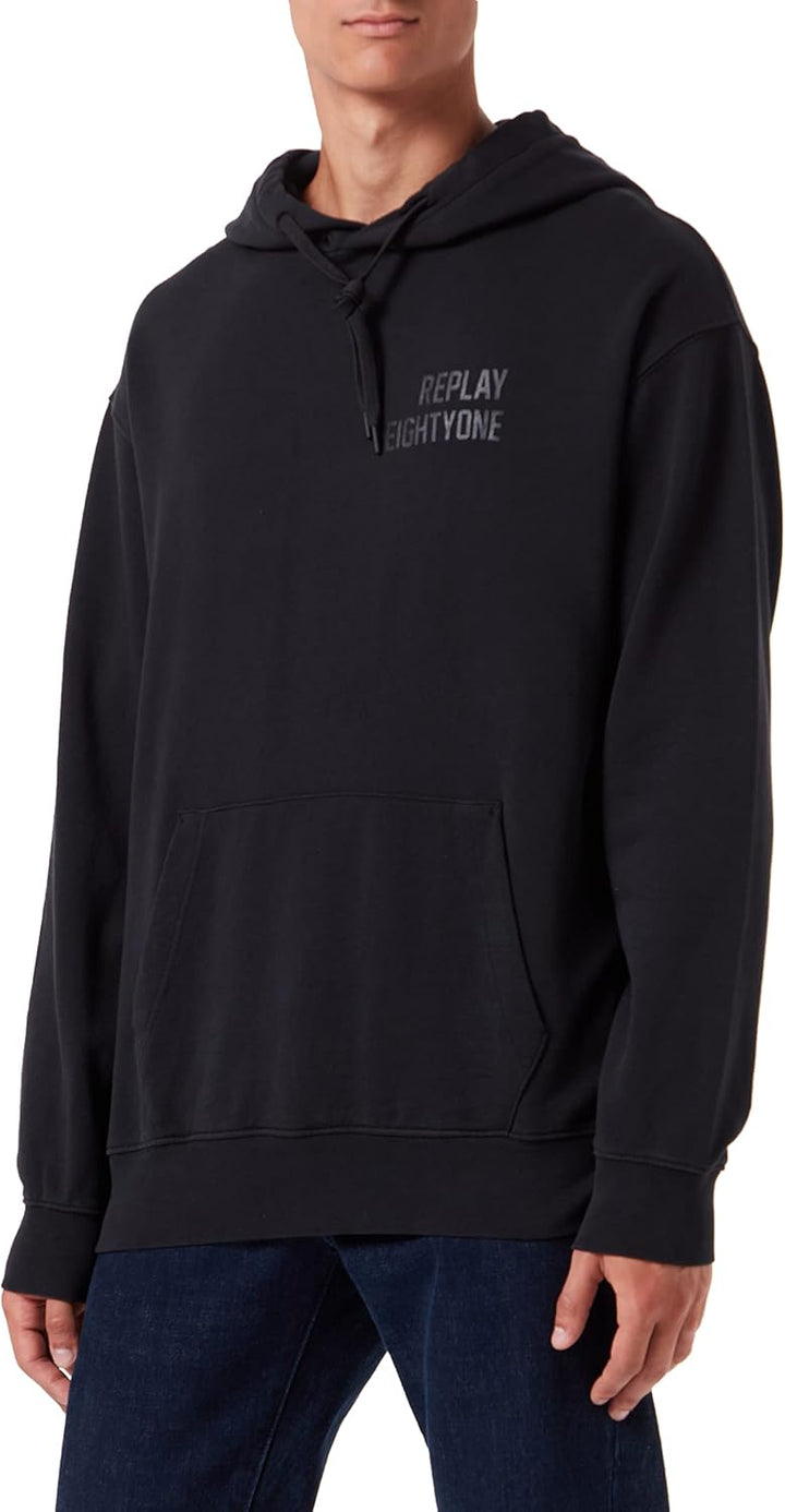 Replay Herren Kapuzenpullover, XS 098 Black