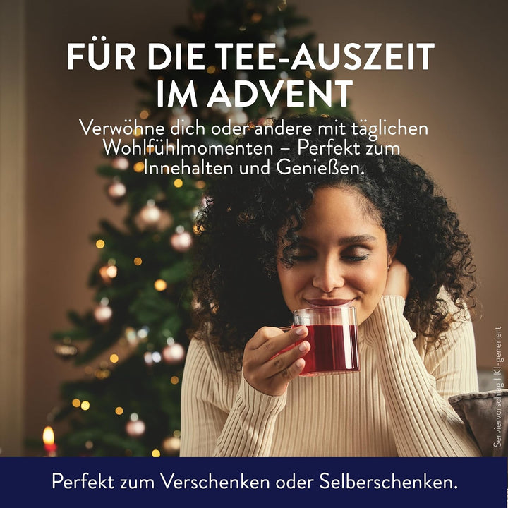 Messmer Tee-Adventskalender 2026-24 Türchen mit 48 Teebeuteln