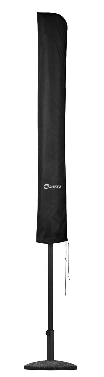 Sekey Sonnenschirm Schutzhülle für 300 cm Sonnenschirm | Mit Montagestab & Reissverschluss (175×30,5