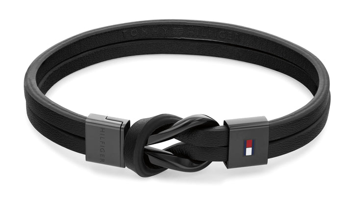 Tommy Hilfiger Jewelry Lederarmband für Herren Schwarz - 2790442