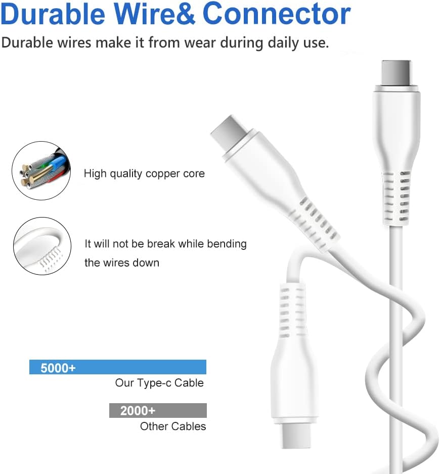 KFD USB C Laptop Netzteil 100W 96W 90W 87W Ladegerät für 2023 MacBook Air Laptop 15,3zoll, 2022 MacB
