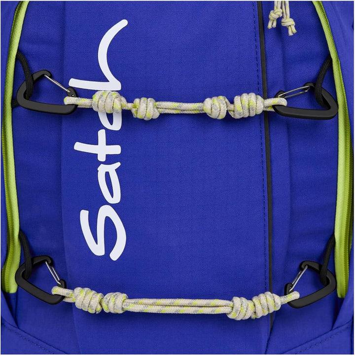 satch pack Schulrucksack Set 3 teilig ab 5. Klasse ergonomisch 30L Stauraum mit Schlamperbox Sportbe