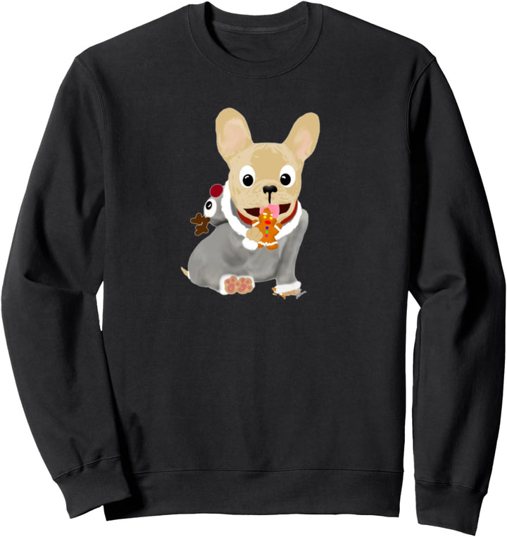 lustiger Weihnachtspullover ugly christmas sweater bulldogge Sweatshirt