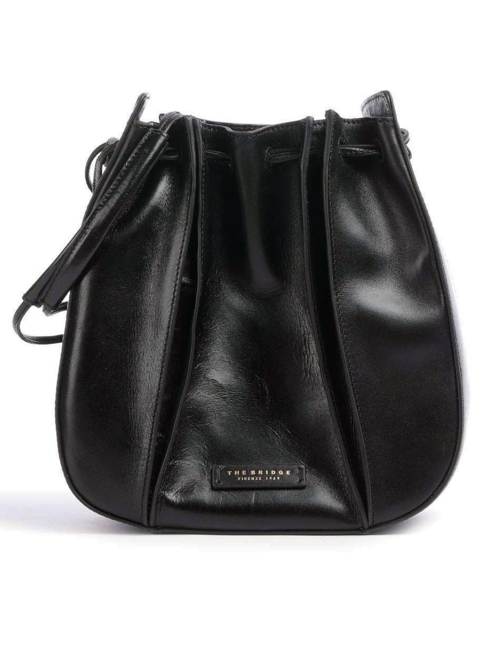 The Bridge Damen-Tasche 4411315H Schwarz Eimer Umhängetasche Camilla