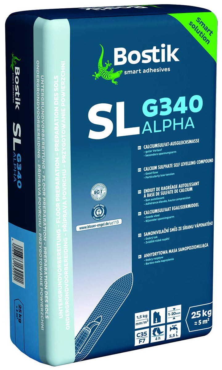 Bostik SL G340 Alpha Calciumsulfat Ausgleichsmasse 25kg Sack