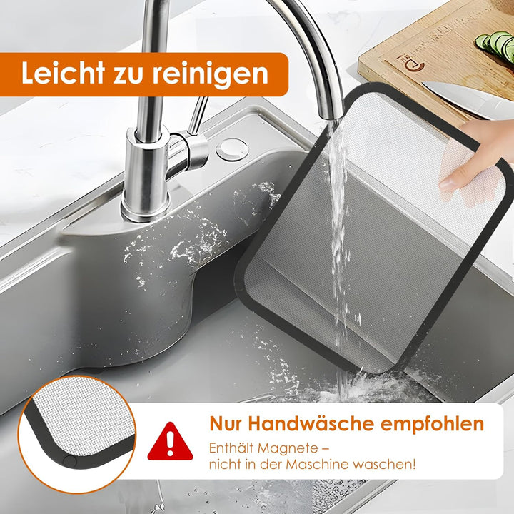 Edelstahl Spritzschutz für Cosori Airfryer 8,5L/ Dual Blaze TwinFry 10L, Feinmaschiger Fettspritzsch