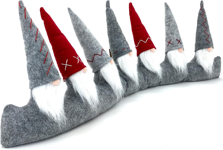 heimtexland ® Zugluftstopper Wichtel Deko Windstopper Weihnachten Zwerge Fensterdeko Typ865 30 x 90