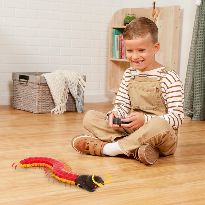 Terra by Battat – Remote Control Toy – RC Centipede – LED Eyes & Remote – Batteries Included – 6 Yea