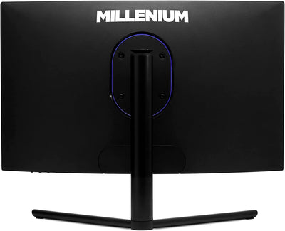 Millenium 24 Zoll Gaming Monitor mit 1ms Reaktionszeit, Curved Monitor FHD mit 1920x1080 Pixel Auflö
