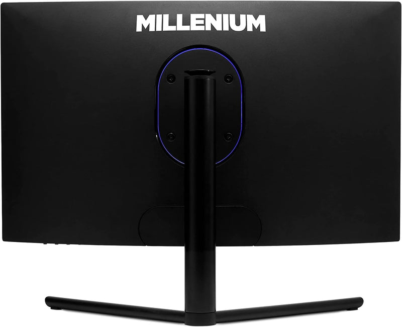Millenium 24 Zoll Gaming Monitor mit 1ms Reaktionszeit, Curved Monitor FHD mit 1920x1080 Pixel Auflö
