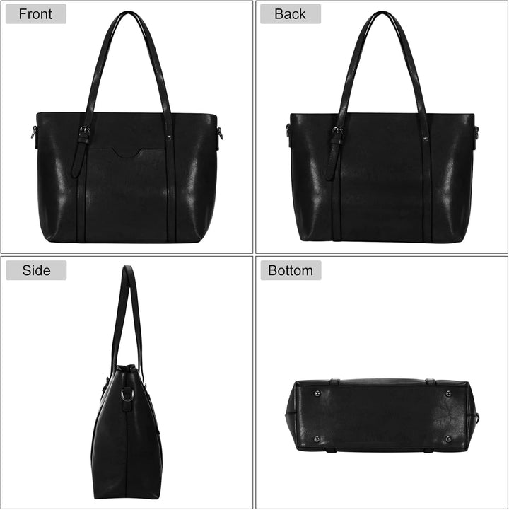 HAWEE Damen Crossbody Handtasche Grosse Shopper Umhängetasche Kunstleder Tote Schultertasche Mode He