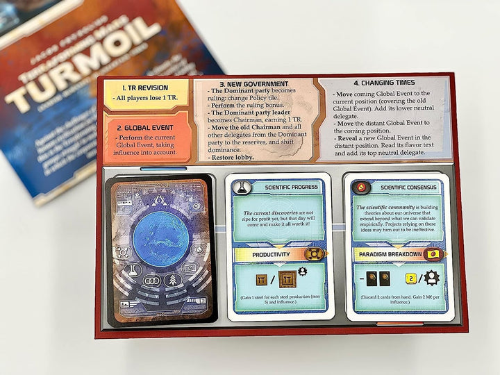 Stronghold Games , Terraforming Mars: Turmoil Expansion , Board Game , Ages 14+ , 1-5 Players , 90-