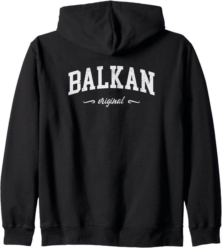 Balkan original 100 % Balkan Kapuzenjacke
