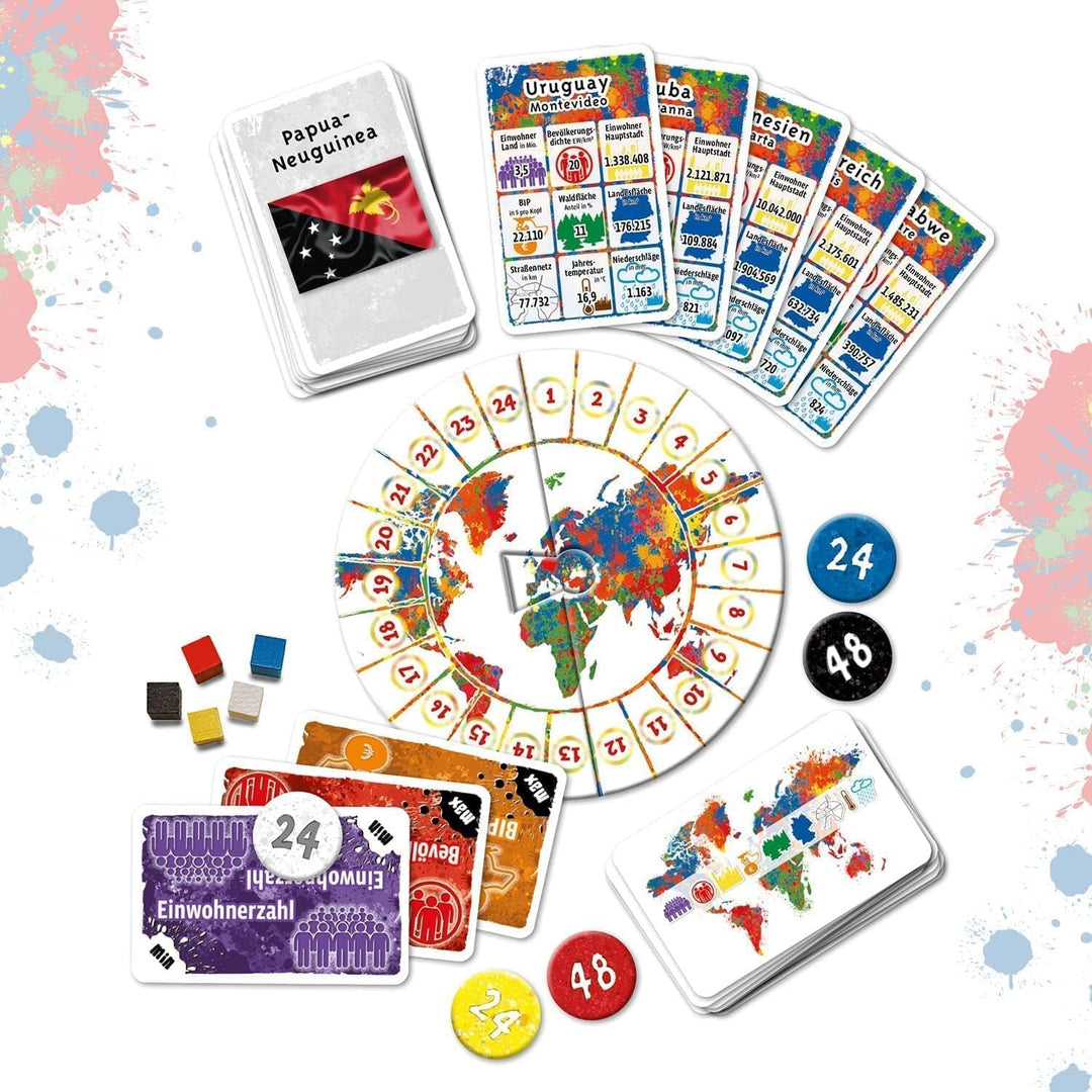 Kosmos 682866 Schätz die Welt, Wer Wird Wett-Weltmeister? Geografie-Spiel über die Länder der Erde,