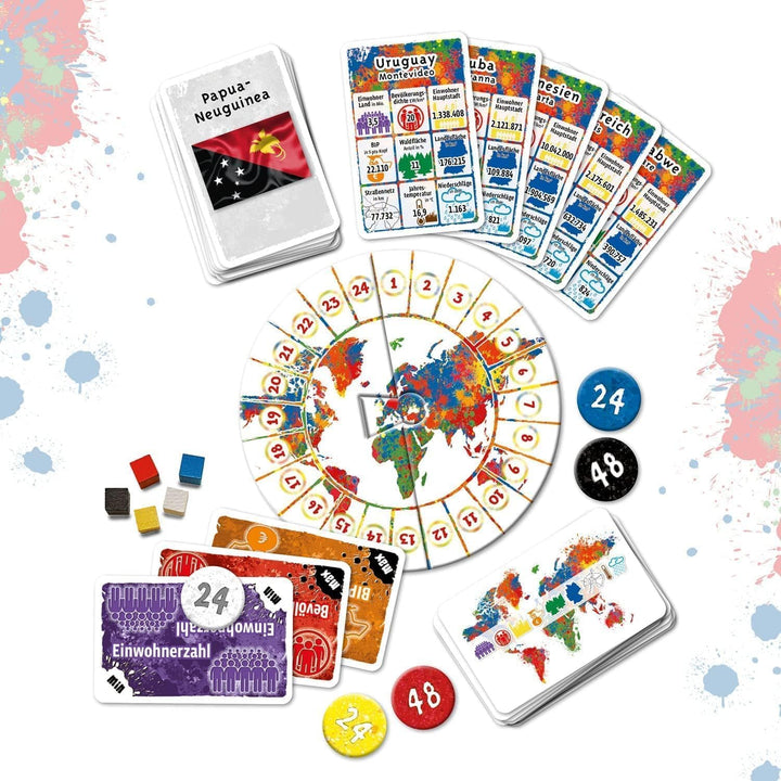 Kosmos 682866 Schätz die Welt, Wer Wird Wett-Weltmeister? Geografie-Spiel über die Länder der Erde,