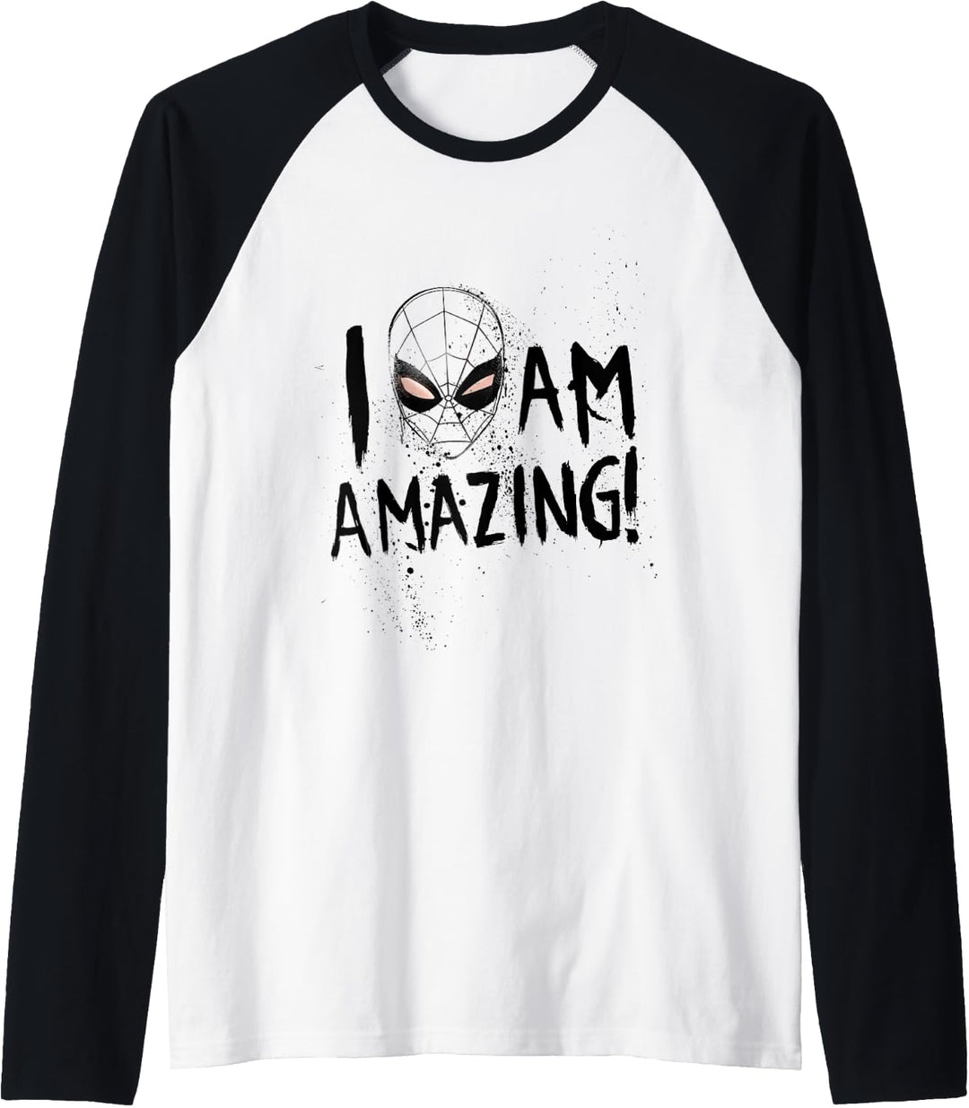 Marvel Spider-Man I Am Amazing Portrait Raglan