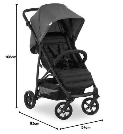 Hauck Buggy Rapid 4 bis 25 kg, Kinderbuggy Klein Zusammenklappbar, mit Liegefunktion, Höhenverstellb