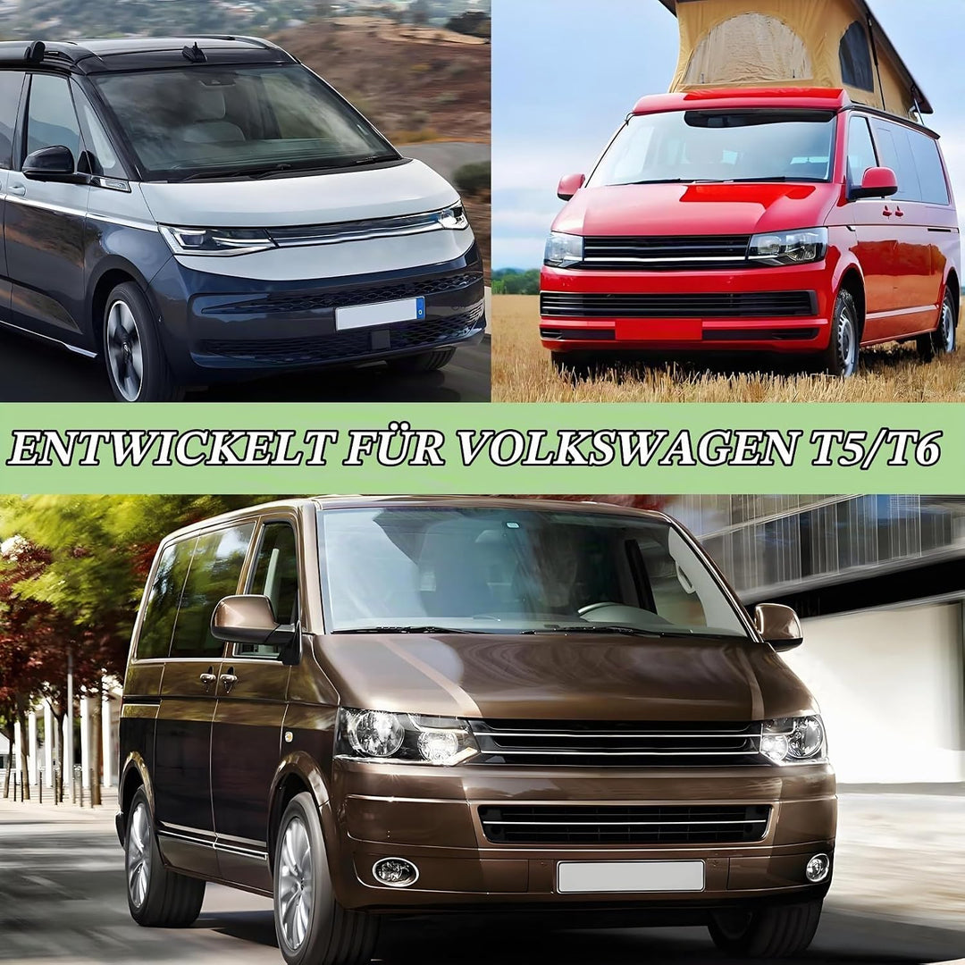 Autoabdeckung Vollgarage für VW T5 T6 SWB, Autoplane Ganzgarage mit Seitentür-Reissverschluss, Atmun