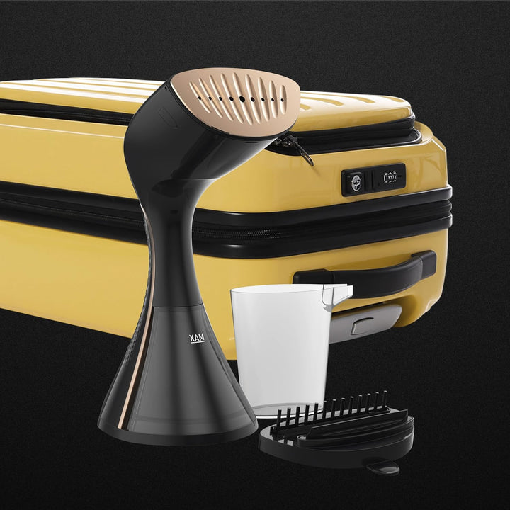 Aura 40 Handdampfbürste Steamer | Dampfglätter Reise & Reisebügeleisen Dampf | 1350–1650 W | 27 g/mi