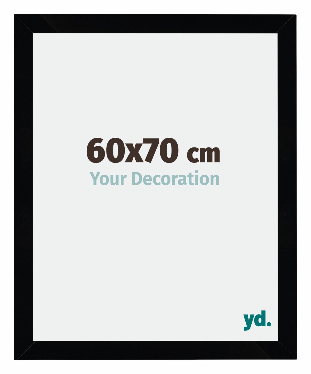 yd. Your Decoration - Bilderrahmen 60x70 cm - Bilderrahmen aus MDF mit Acrylglas - Antireflex - Ausg