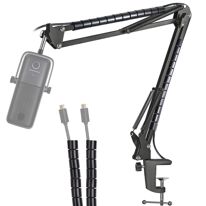 YOUSHARES Wave1 Mikrofon Arm - Wave 3 Mikrofonständer Mikrofonarm Mikrofon Halter mit Klipp Montage