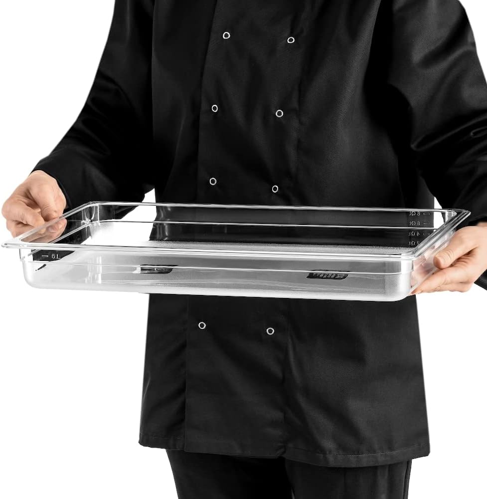 Polycarbonat Behälter | GN 1/1 | 53x32.5x0 cm | Gastronormbehälter | für Chafing Dish, Bain Marie, S