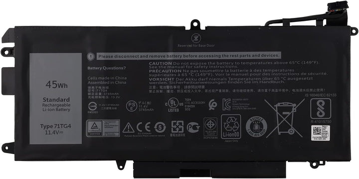 SwarKing Ersatz Akku Kompatibel mit 71TG4 Dell Latitude 5289 7389 7390 2in1 Series