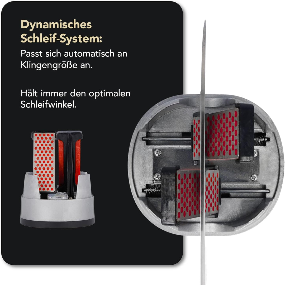 DMT Diamant Messerschärfer Simple-Sharp, grau, 110 x 92 x 83 mm Single, Single