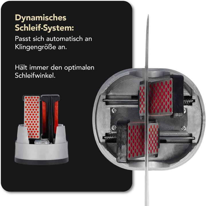 DMT Diamant Messerschärfer Simple-Sharp, grau, 110 x 92 x 83 mm Single, Single