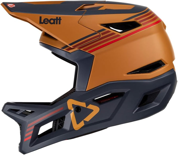 Leatt MTB Gravity 4.0 Helm orange/grau, L