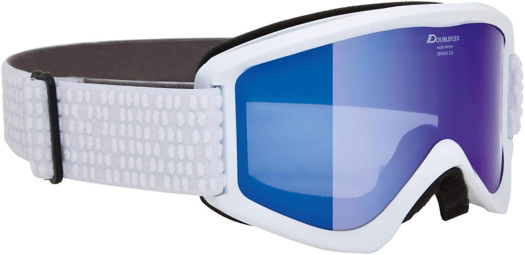 Alpina Sports Unisex Smash 2.0 Mm Skibrille (1er Pack) Einheitsgrösse Weiss, Einheitsgrösse Weiss