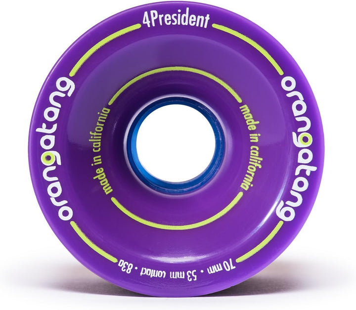 Orangatang Longboard RÃ 4Presidents 70mm 83a Rollen uni Einheitsgrösse, uni Einheitsgrösse
