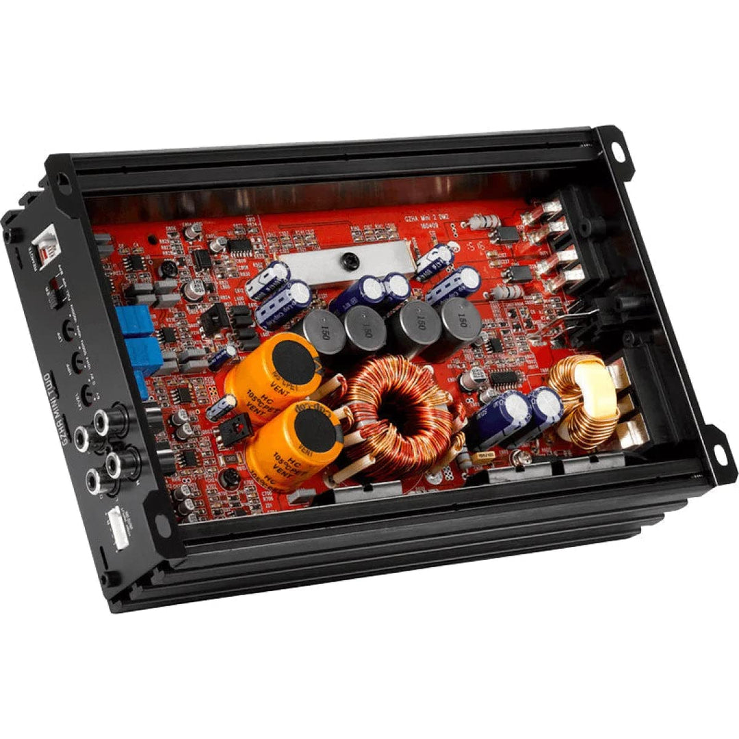 Ground Zero GZHA MINI TWO | 2 x 130 Watt RMS / 1x 550 Watt RMS an 4 Ohm | Super klein