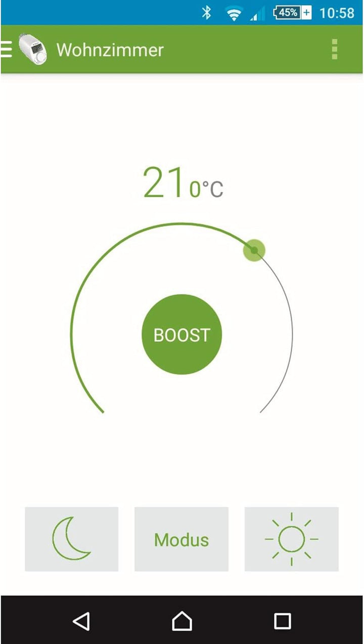 Eqiva Bluetooth Smart Elektronik-Heizkörperthermostat, 3er-Set, mit App-Steuerung, 3er-Set