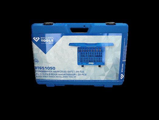 BRILLIANT TOOLS BT651050 Stossdämpfer-Werkzeug-Satz | 39-tlg. [Powered by KS TOOLS]