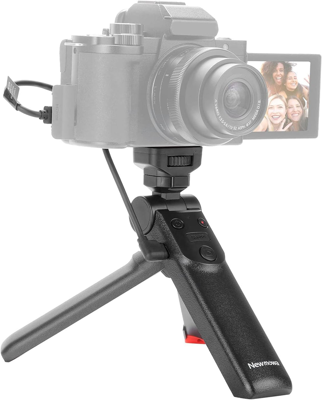 Newmowa Tragbares Tisch &amp; Reise Ministativ Handheld-Aufnahmegriff Vlog-Kameragriff für DC-G100 G110