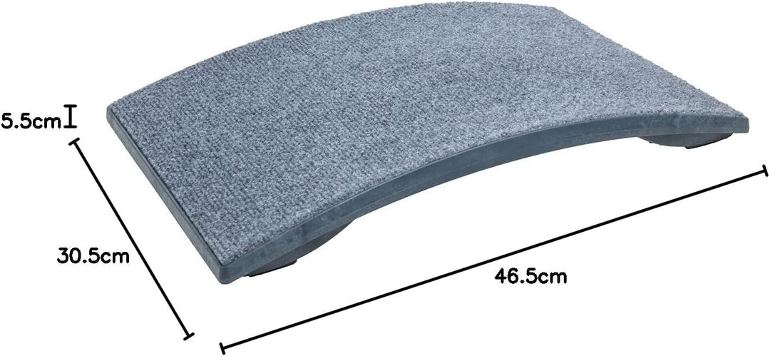 Gymba Active Board - Gleichgewichtsbrett zum Stehen grau, grau