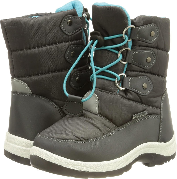 Playshoes Jungen Kinder Winter-Bootie Schneeschuh Outdoor Winterstiefel Türkis Zum Schnüren 20/21 EU